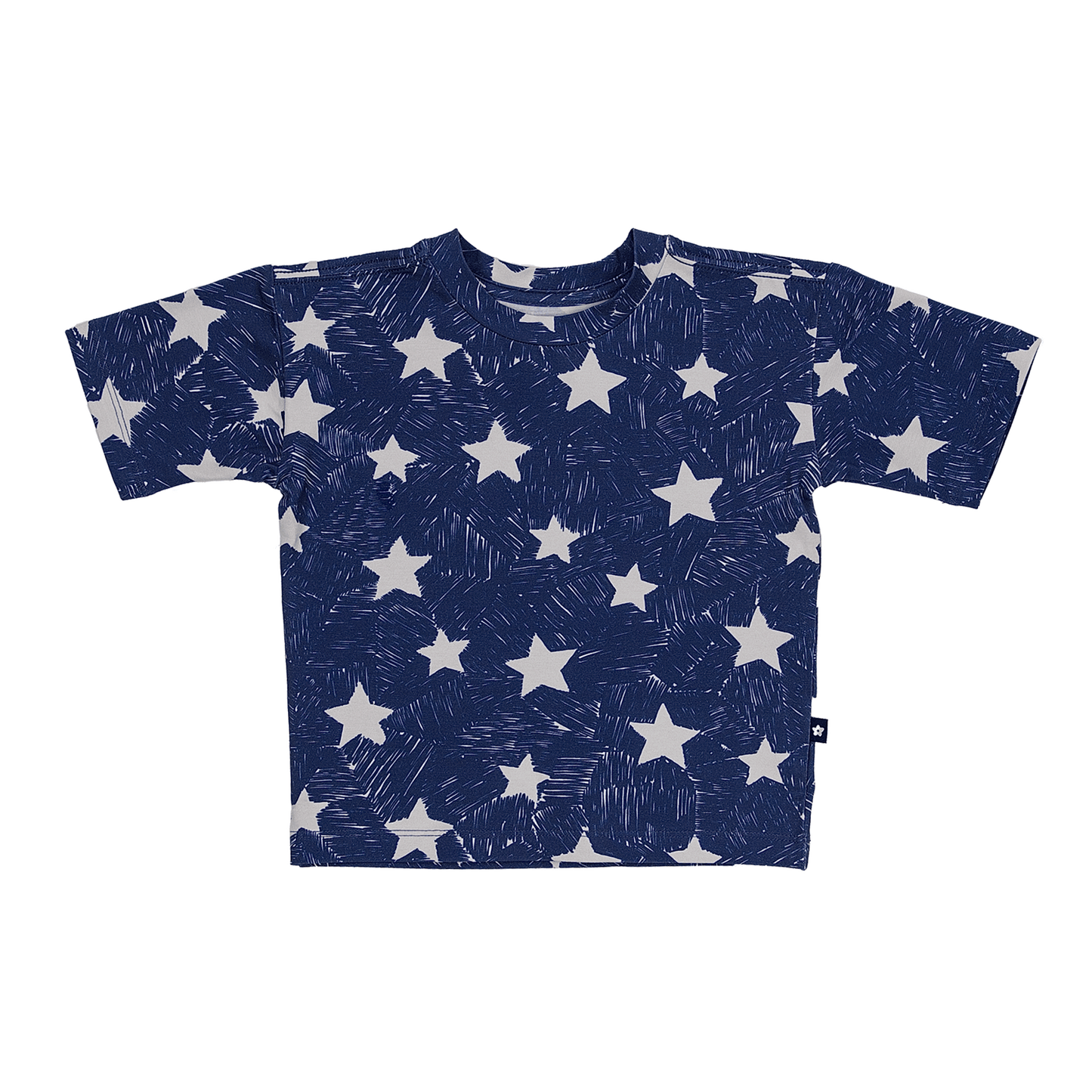 Everyday Crew Neck Tee in Sky Sparks