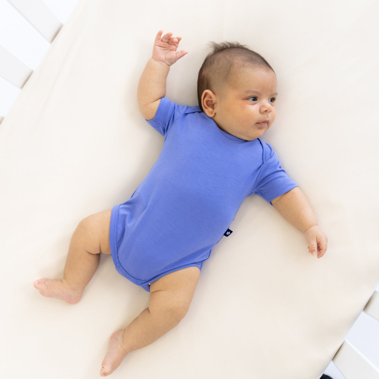 Short Sleeve Bodysuit in Periwinkle