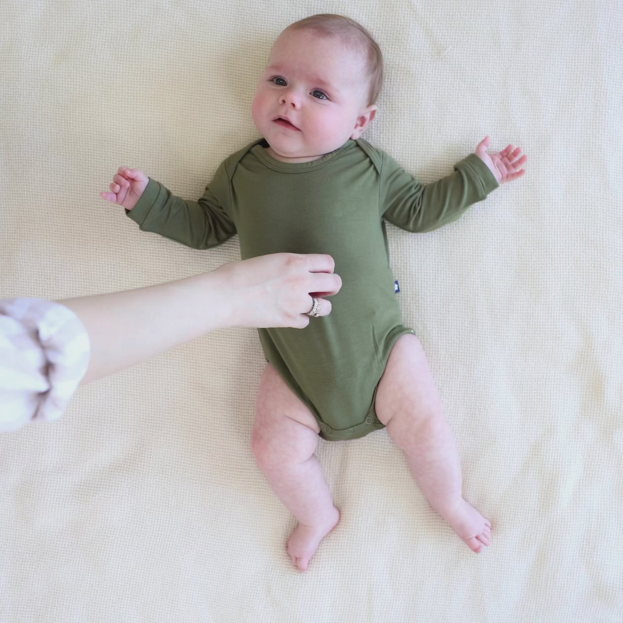 Long Sleeve Bodysuit in Cloud